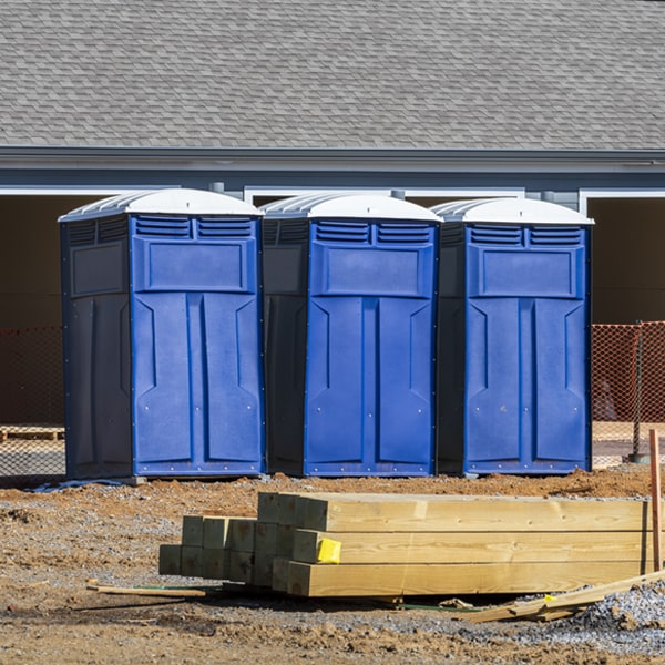 can i customize the exterior of the porta potties with my event logo or branding in Channel Lake